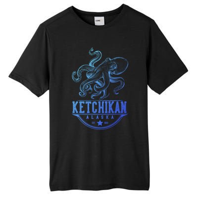 Ketchikan Alaska Octopus Vacation And Cruise Gift Tall Fusion ChromaSoft Performance T-Shirt