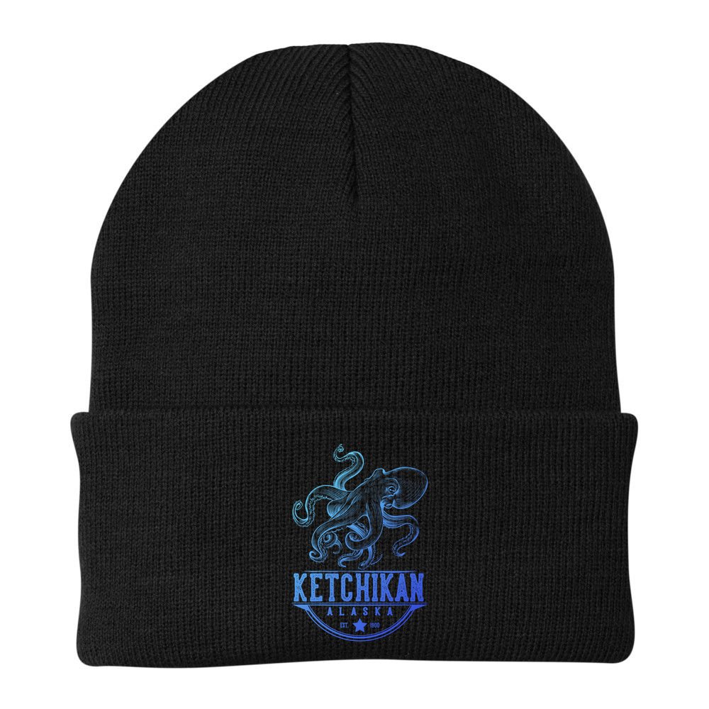 Ketchikan Alaska Octopus Vacation And Cruise Gift Beanie