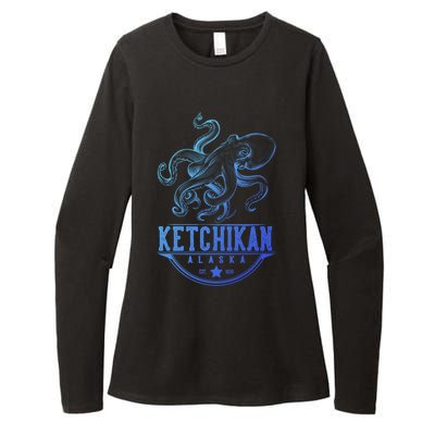 Ketchikan Alaska Octopus Vacation And Cruise Gift Womens CVC Long Sleeve Shirt