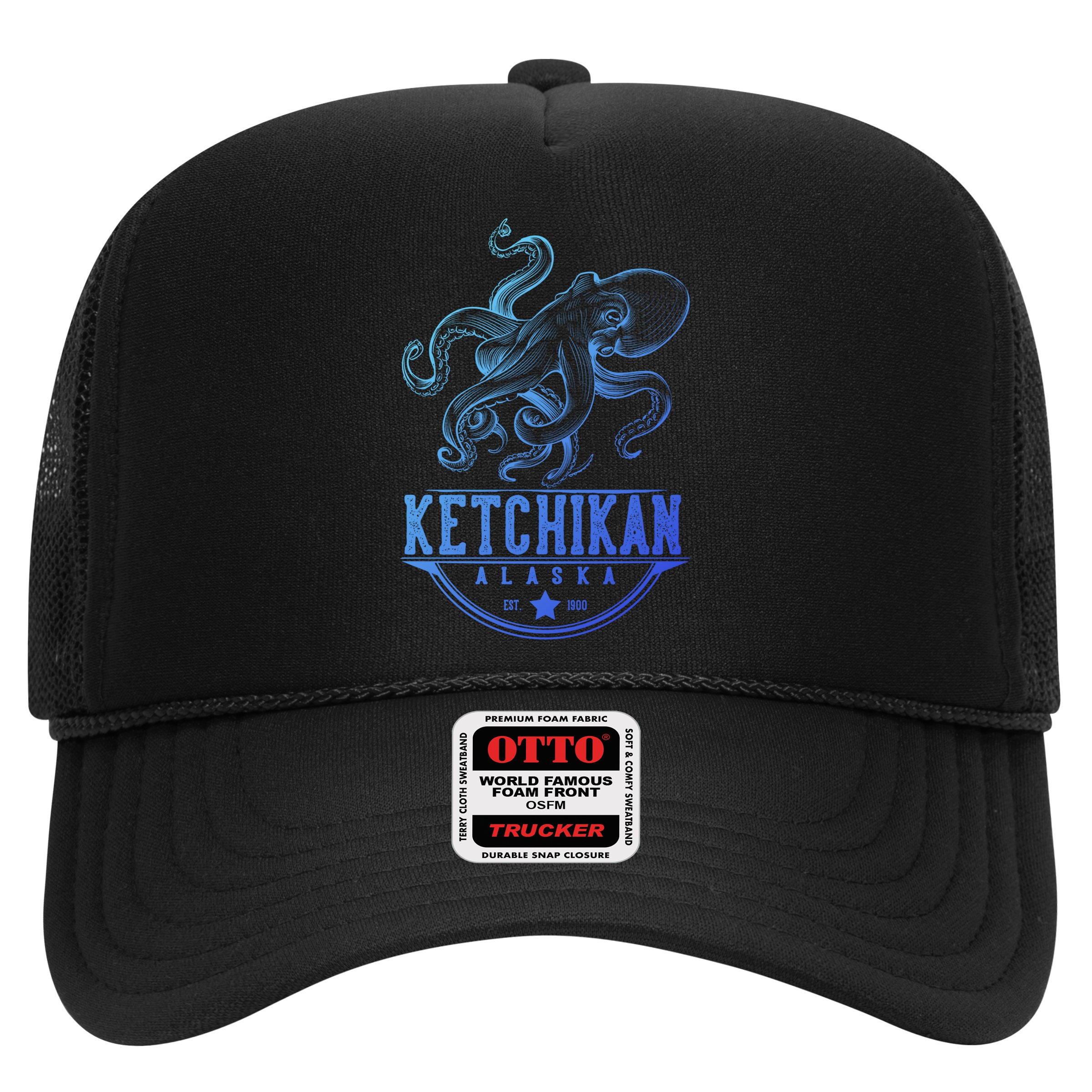 Ketchikan Alaska Octopus Vacation And Cruise Gift Hat