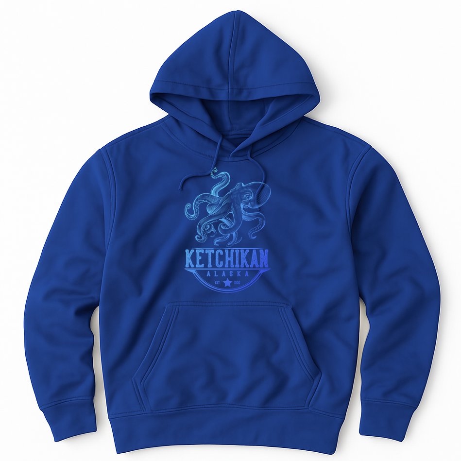 Ketchikan Alaska Octopus Vacation And Cruise Gift Hoodie