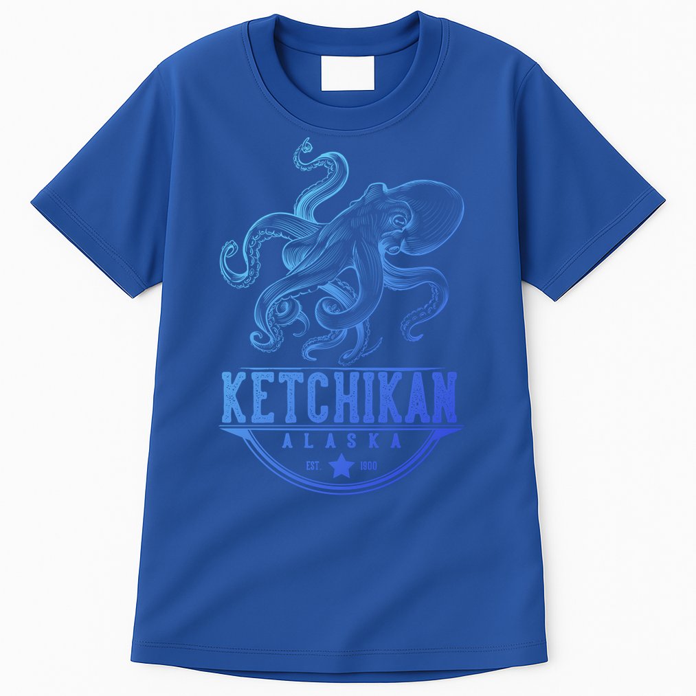 Ketchikan Alaska Octopus Vacation And Cruise Gift Tall T-Shirt