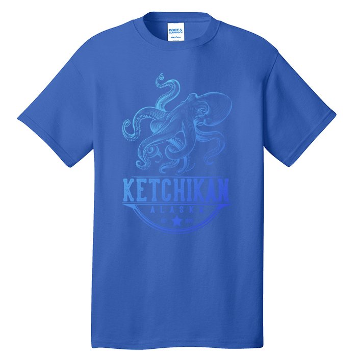 Ketchikan Alaska Octopus Vacation And Cruise Gift Tall T-Shirt