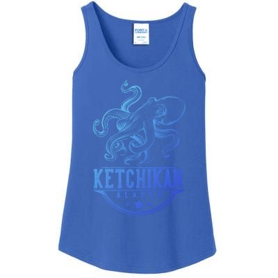 Ketchikan Alaska Octopus Vacation And Cruise Gift Ladies Essential Tank