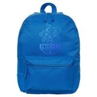 Ketchikan Alaska Octopus Vacation And Cruise Gift 16 in Basic Backpack