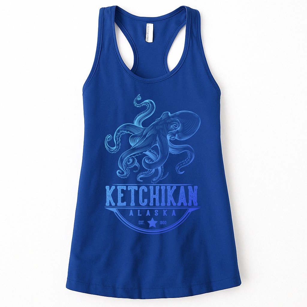 Ketchikan Alaska Octopus Vacation And Cruise Gift Womens Tank Top