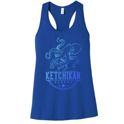 Ketchikan Alaska Octopus Vacation And Cruise Gift Women's Racerback Tank