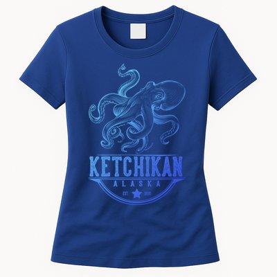 Ketchikan Alaska Octopus Vacation And Cruise Gift Womens T-Shirt