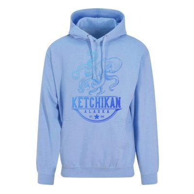 Ketchikan Alaska Octopus Vacation And Cruise Gift Unisex Surf Hoodie