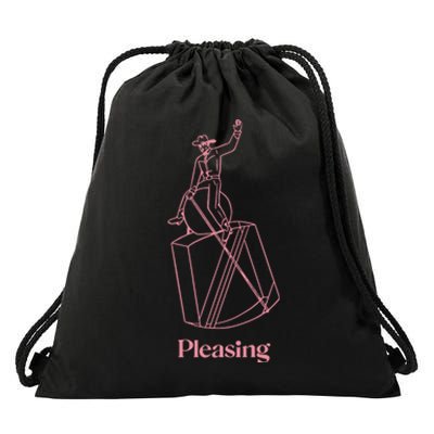 Keep Austin Pleasing Cowboy 1603 S Congress Ave Austin Drawstring Bag