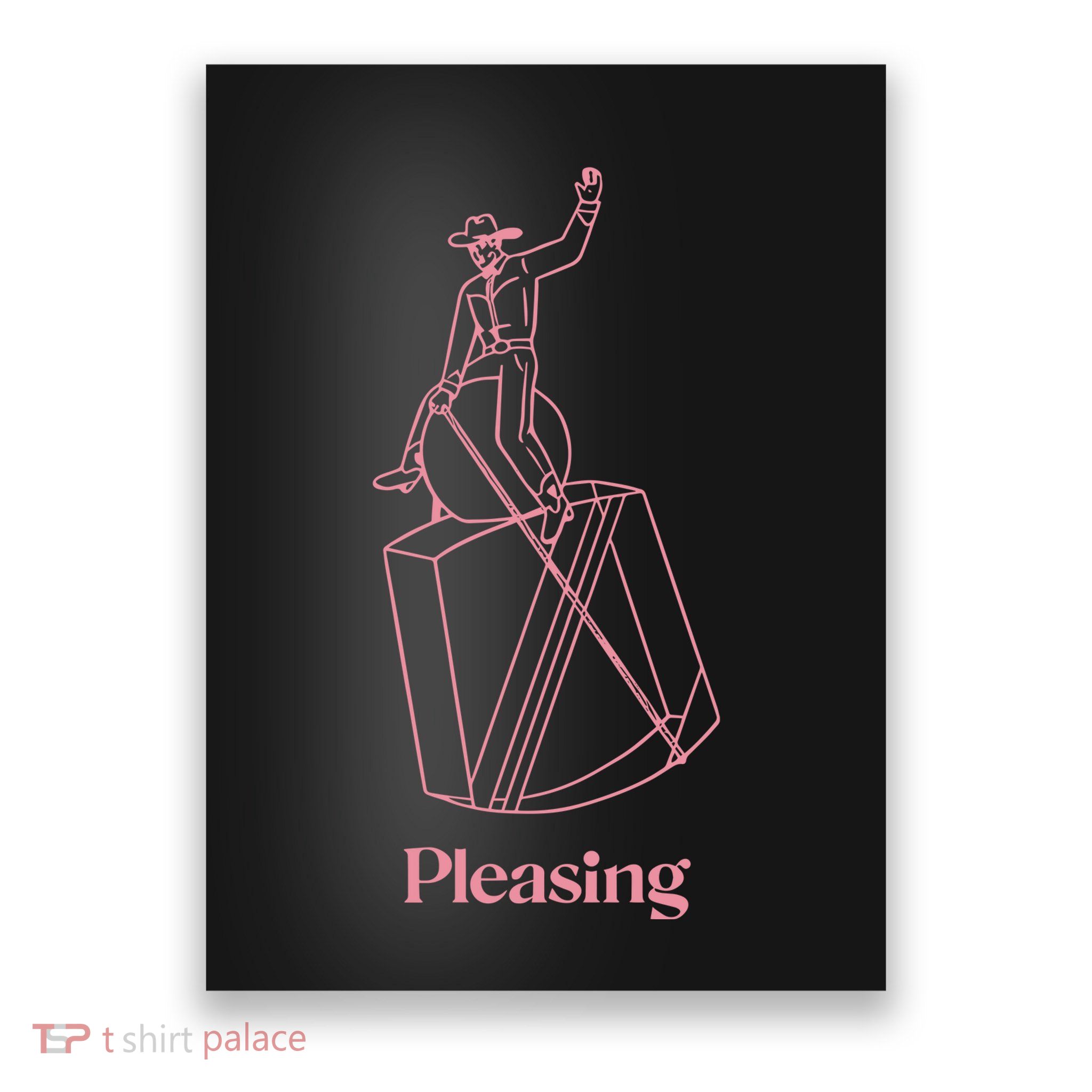 Keep Austin Pleasing Cowboy 1603 S Congress Ave Austin Poster