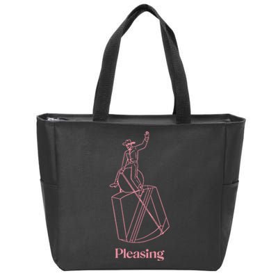 Keep Austin Pleasing Cowboy 1603 S Congress Ave Austin Zip Tote Bag