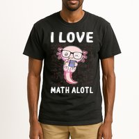 Kawaii Axolotl Pun Funny I Love Math Alotl Mathematics Tall T-Shirt
