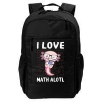 Kawaii Axolotl Pun Funny I Love Math Alotl Mathematics Backpack