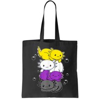 Kawaii Axolotl Pile Nonbinary Flag LGBTQ Bag