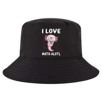 Kawaii Axolotl Pun Funny I Love Math Alotl Math Cool Comfort Performance Bucket Hat