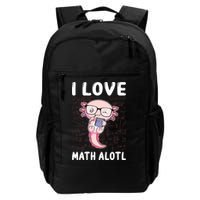 Kawaii Axolotl Pun Funny I Love Math Alotl Math Backpack