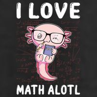 Kawaii Axolotl Pun Funny I Love Math Alotl Math Adult Drive Performance Visor