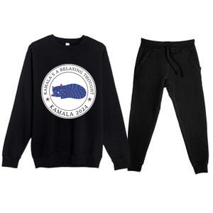 KamalaS A Relaxing Thought Kamala 2024 Premium Crewneck Sweatsuit Set