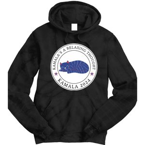 KamalaS A Relaxing Thought Kamala 2024 Tie Dye Hoodie