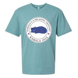 KamalaS A Relaxing Thought Kamala 2024 Sueded Cloud Jersey T-Shirt