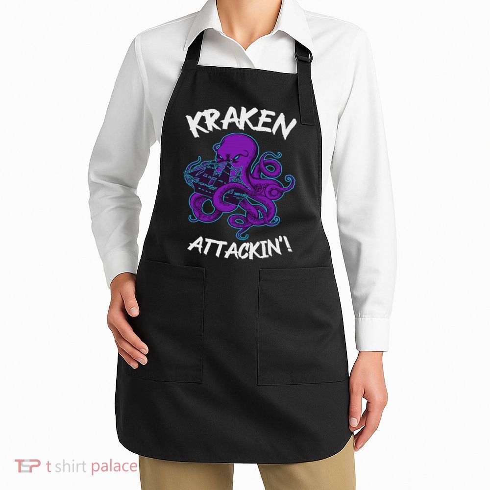 Kraken Attacking Release The Kraken Gifts For Apron