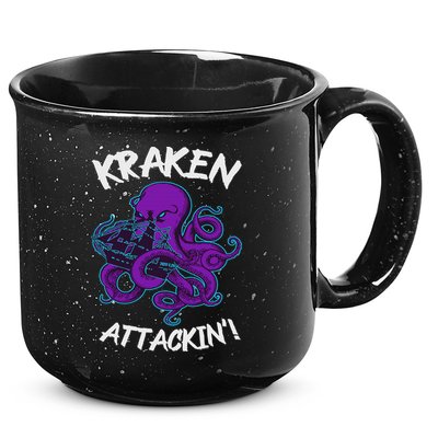 Kraken Attacking Release The Kraken Gifts For 15oz Campfire Ceramic Mug