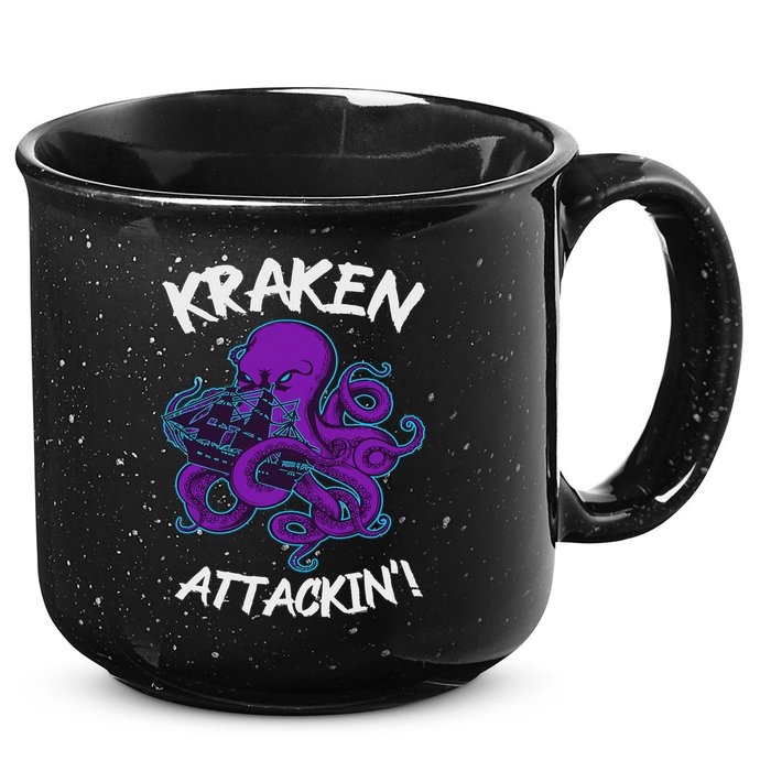Kraken Attacking Release The Kraken Gifts For 15oz Campfire Ceramic Mug