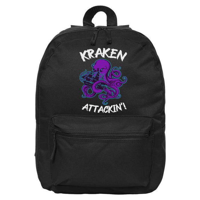 Kraken Attacking Release The Kraken Gifts For 16 in Basic Backpack