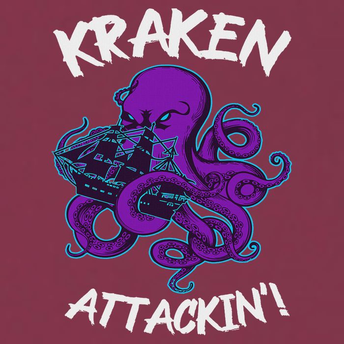 Kraken Attacking Release The Kraken Gifts For 16oz Travel Tumbler