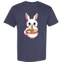 Kawaii Anime Ra Bunny Japanese Noodles Rabbit Lover Gift Garment-Dyed Heavyweight T-Shirt