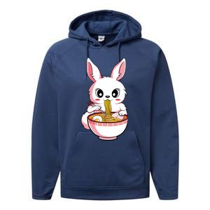 Kawaii Anime Ra Bunny Japanese Noodles Rabbit Lover Gift Performance Fleece Hoodie