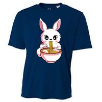 Kawaii Anime Ra Bunny Japanese Noodles Rabbit Lover Gift Cooling Performance Crew T-Shirt