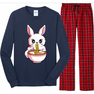 Kawaii Anime Ra Bunny Japanese Noodles Rabbit Lover Gift Long Sleeve Pajama Set