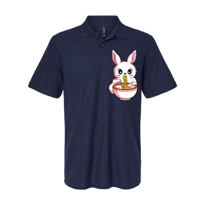 Kawaii Anime Ra Bunny Japanese Noodles Rabbit Lover Gift Softstyle Adult Sport Polo