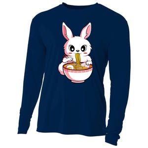 Kawaii Anime Ra Bunny Japanese Noodles Rabbit Lover Gift Cooling Performance Long Sleeve Crew