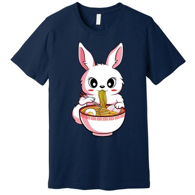 Kawaii Anime Ra Bunny Japanese Noodles Rabbit Lover Gift Premium T-Shirt