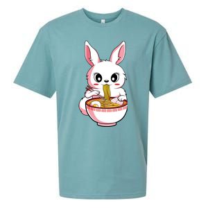 Kawaii Anime Ra Bunny Japanese Noodles Rabbit Lover Gift Sueded Cloud Jersey T-Shirt