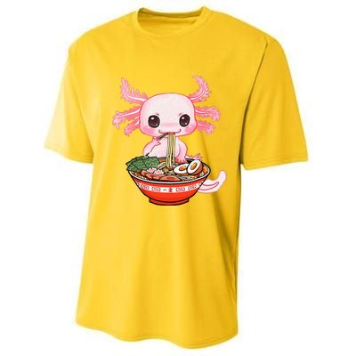 kawaii axolotl ra noodles japanese anime otaku nu goth Performance Sprint T-Shirt