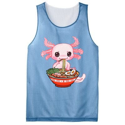 kawaii axolotl ra noodles japanese anime otaku nu goth Mesh Reversible Basketball Jersey Tank