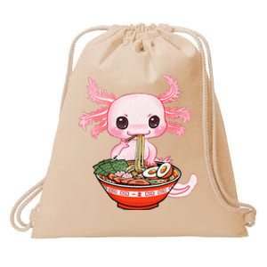 kawaii axolotl ra noodles japanese anime otaku nu goth Drawstring Bag