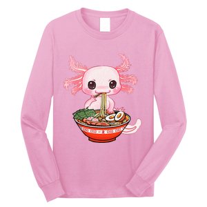 kawaii axolotl ra noodles japanese anime otaku nu goth Long Sleeve Shirt