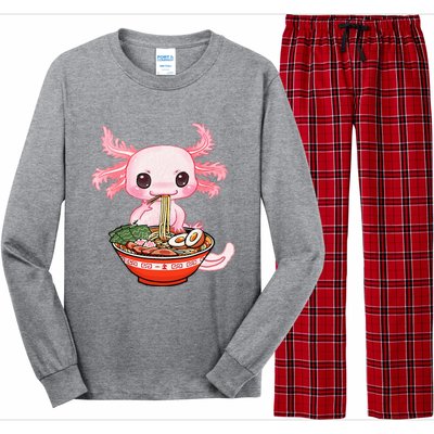 kawaii axolotl ra noodles japanese anime otaku nu goth Long Sleeve Pajama Set