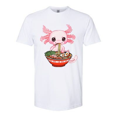 kawaii axolotl ra noodles japanese anime otaku nu goth Softstyle CVC T-Shirt