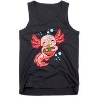 Kawaii Axolotl Ra Teen Girls  Japanese Anime Lover Tank Top