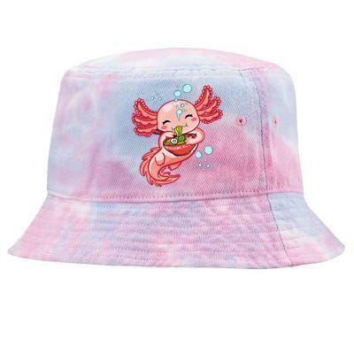 Kawaii Axolotl Ra Teen Girls  Japanese Anime Lover Tie-Dyed Bucket Hat