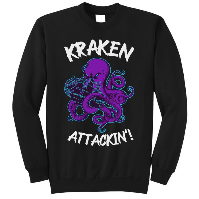 Kraken Attacking Release The Kraken Gifts For Sweatshirt