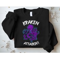 Kraken Attacking Release The Kraken Gifts For Sweatshirt