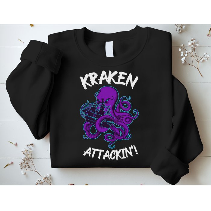 Kraken Attacking Release The Kraken Gifts For Sweatshirt