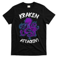 Kraken Attacking Release The Kraken Gifts For T-Shirt
